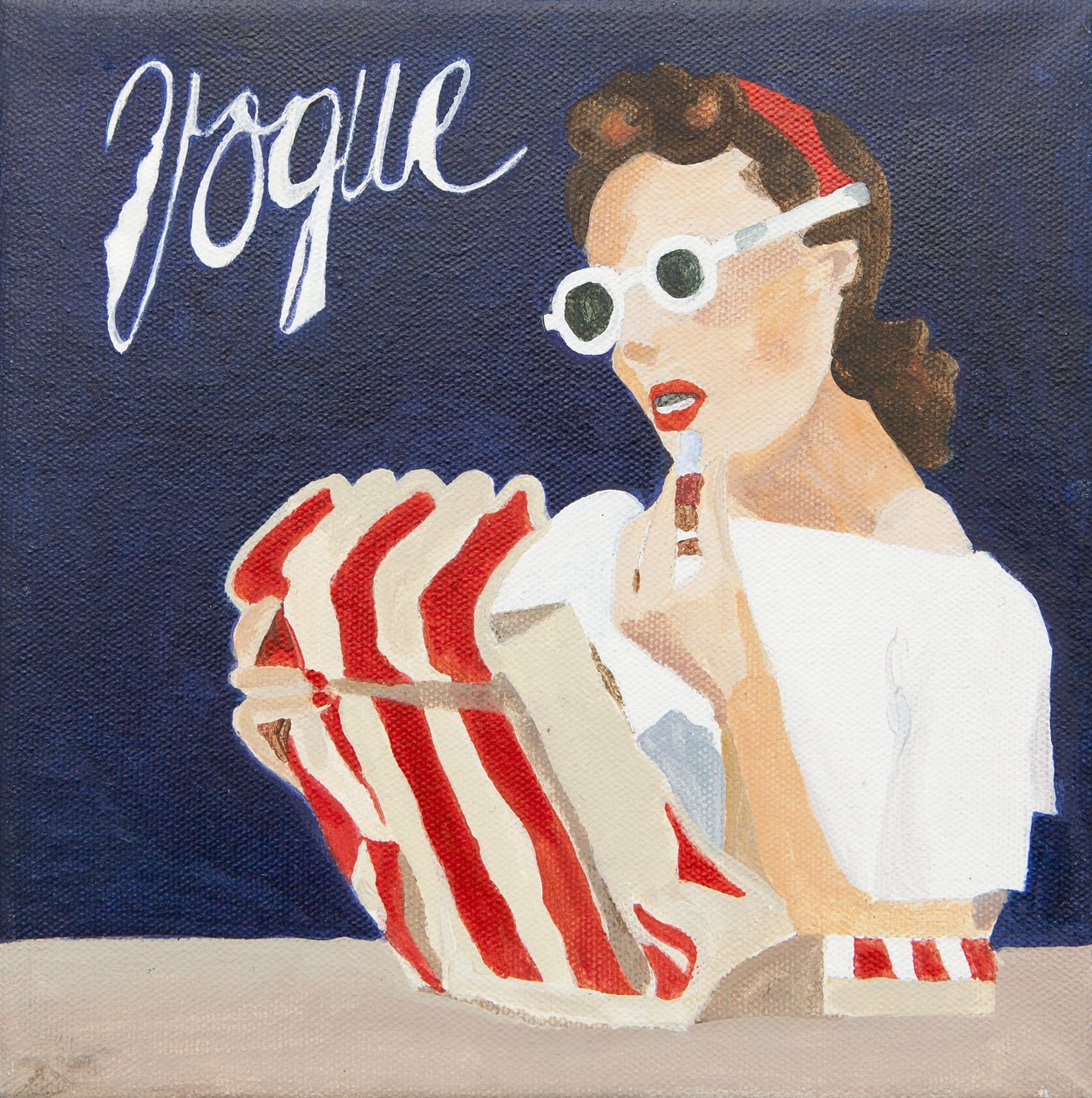Vogue-kansi (akryyli) tekijältä Jennifer Abbott