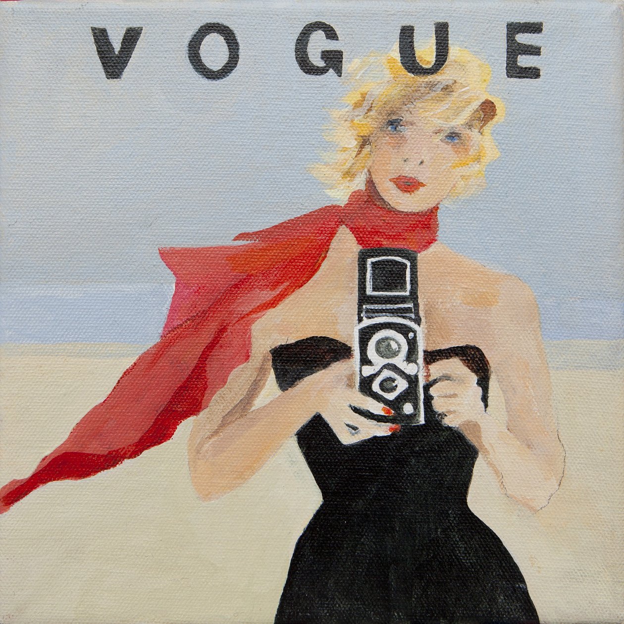 Vogue-kansi (akryyli) tekijältä Jennifer Abbott