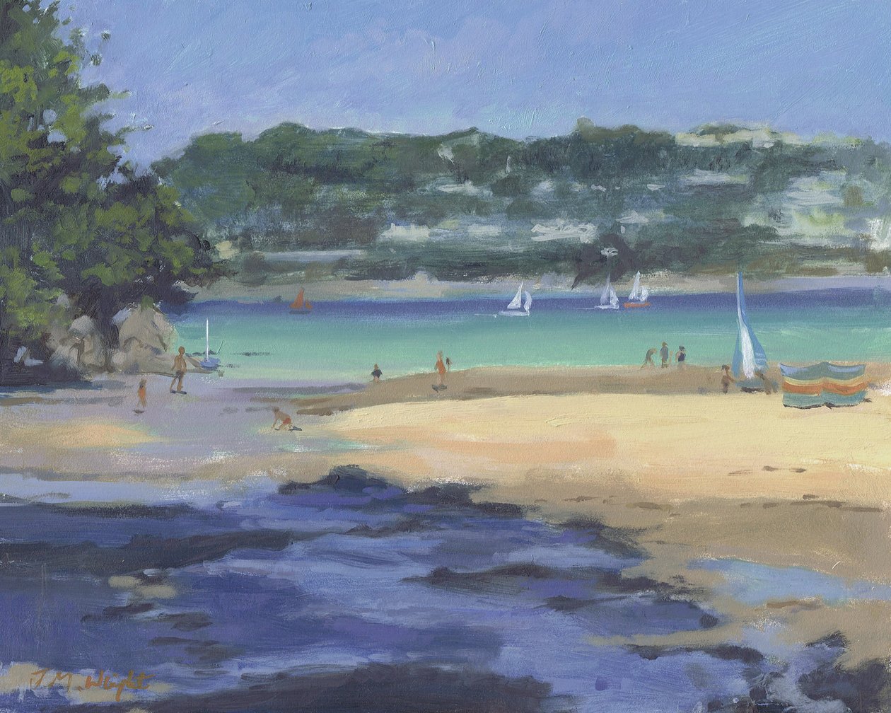 Salcombe Millbay Morning (öljy kankaalle) tekijältä Jennifer Wright