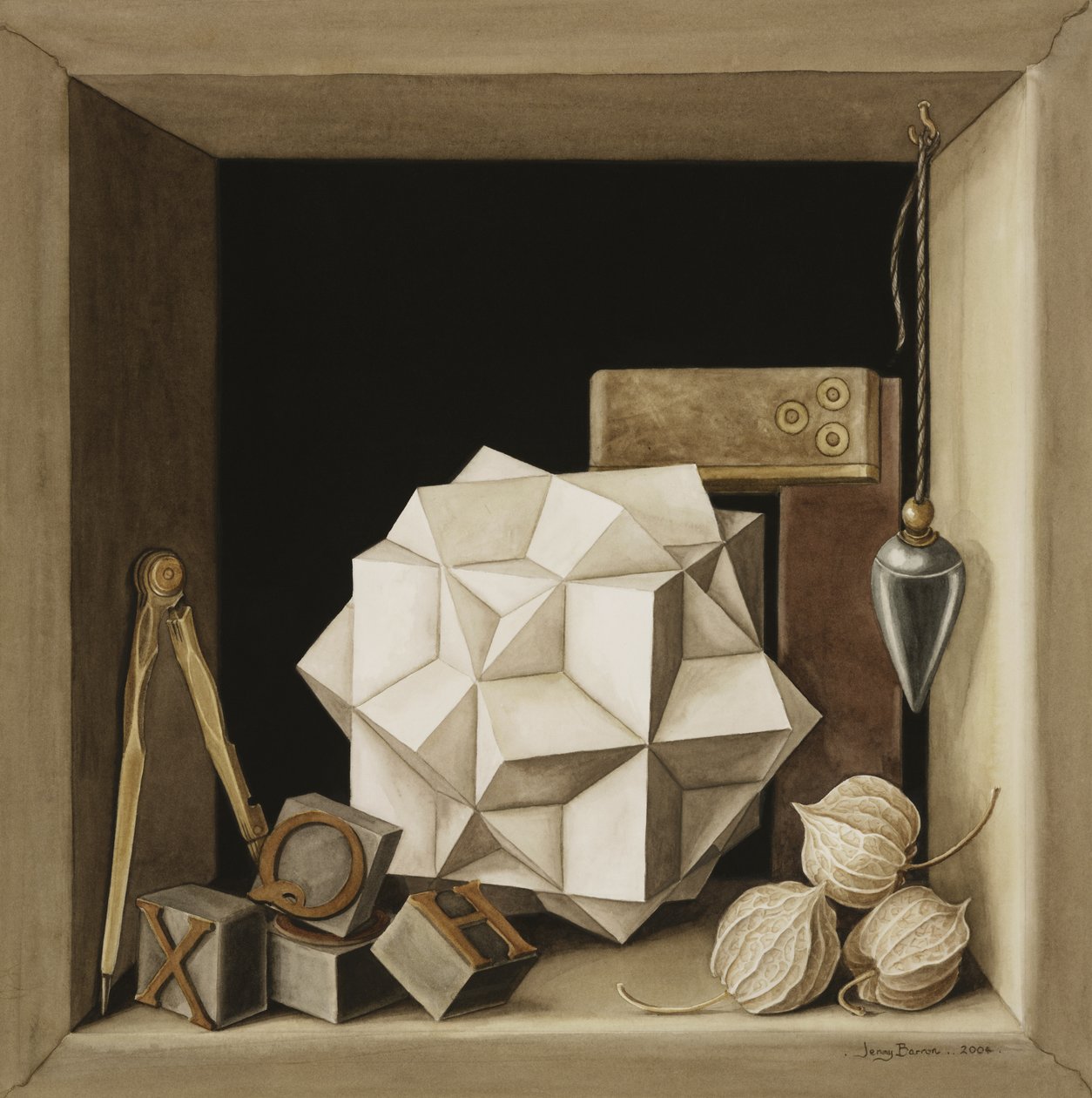 Geometria, 2004 (wc paperilla) tekijältä Jenny Barron