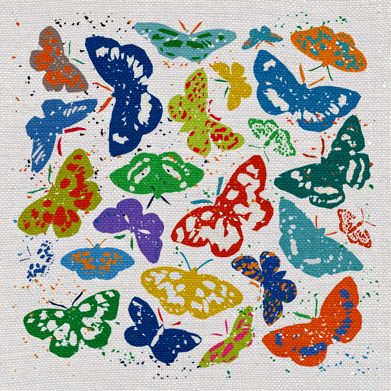 Dancing Butterflies, 2022 (sekoitettu media) tekijältä Jenny Frean