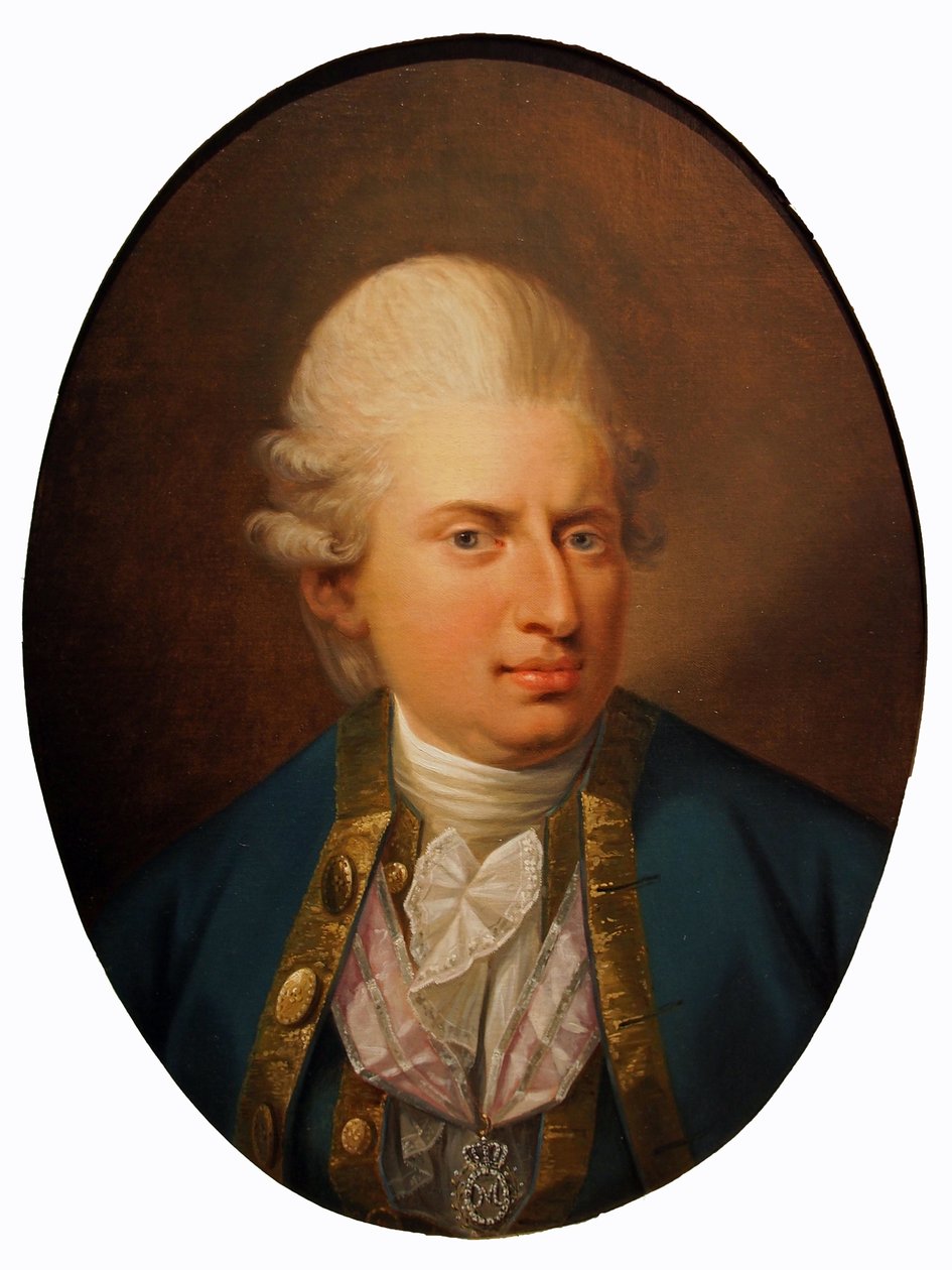 Johann Friedrich Struenseen muotokuva tekijältä Jens Juel