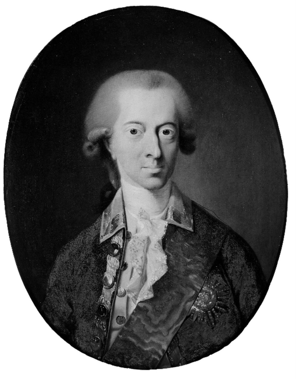 Kristian VII:n muotokuva tekijältä Jens Juel