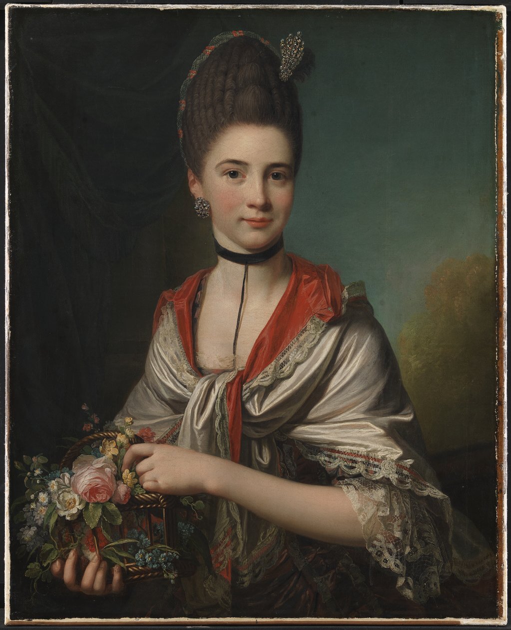 Muotokuva Anna Elisabeth Battierista, os. Storp tekijältä Jens Juel