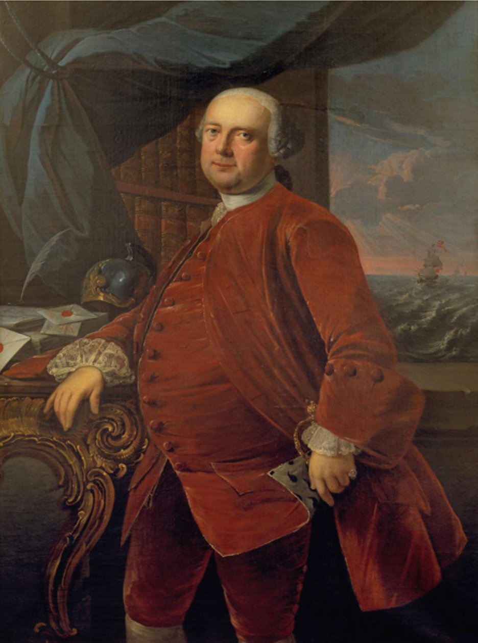 Postimestari Frederik Carl Harboe (?) tekijältä Jens Juel