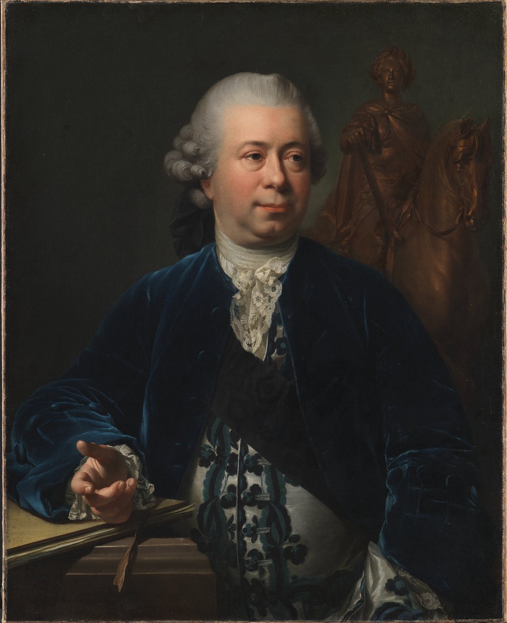 Kuvanveistäjä Jacques-Francois-Joseph Saly tekijältä Jens Juel