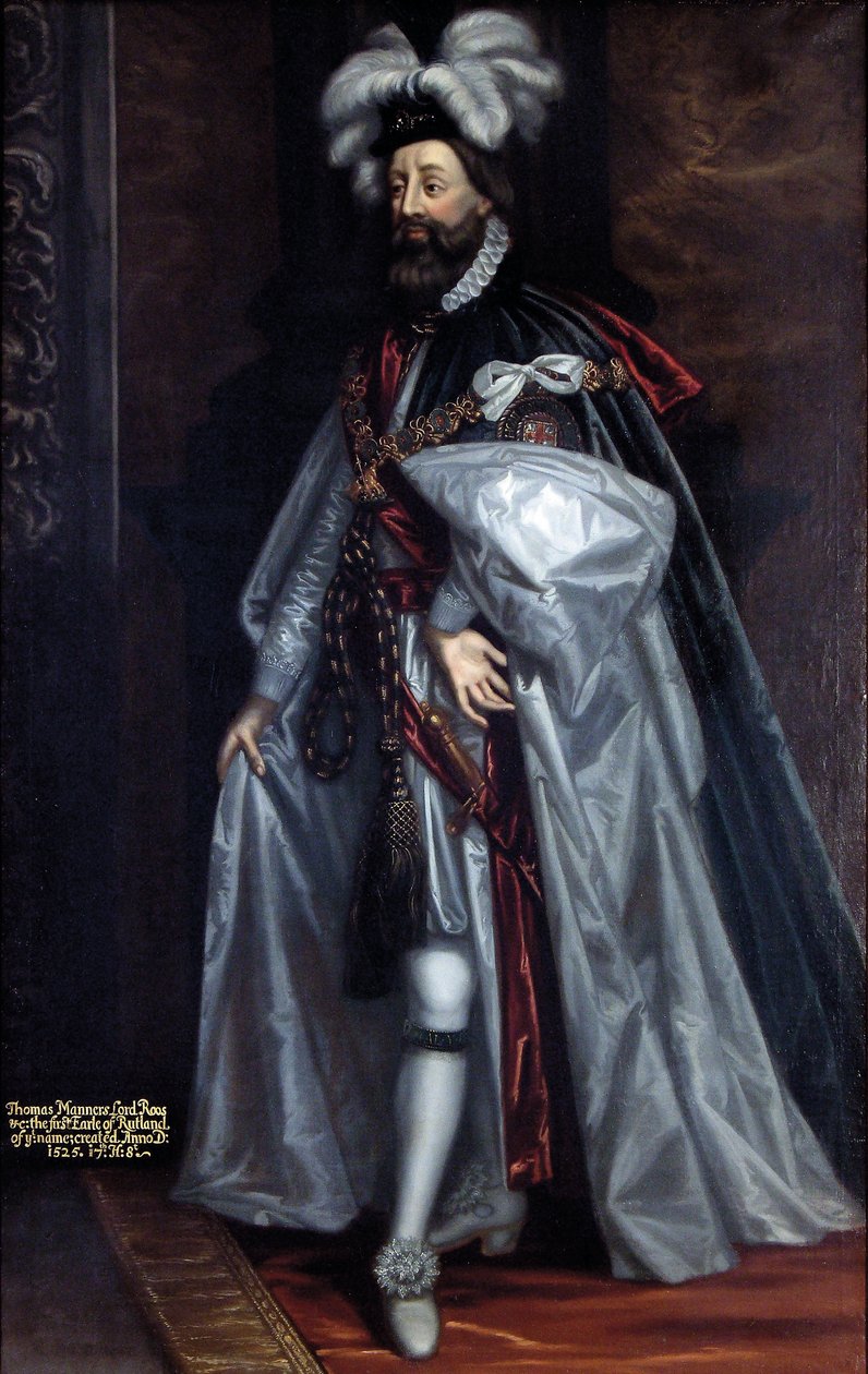 Sir Thomas Manners, Rutlandin ensimmäinen jaarli, n. 1675 tekijältä Jeremias van der Eyden