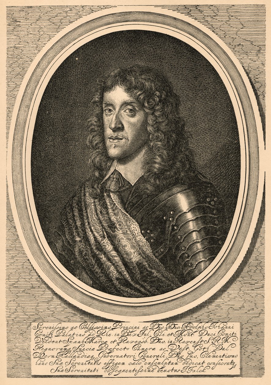 Adolf Johan Pfalz-Zweibrückenistä tekijältä Jeremias Falck