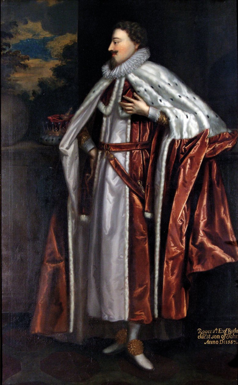 Roger Manners, Rutlandin 5. jaarli (1576-1612), n. 1675 tekijältä Jeremias van der Eyden