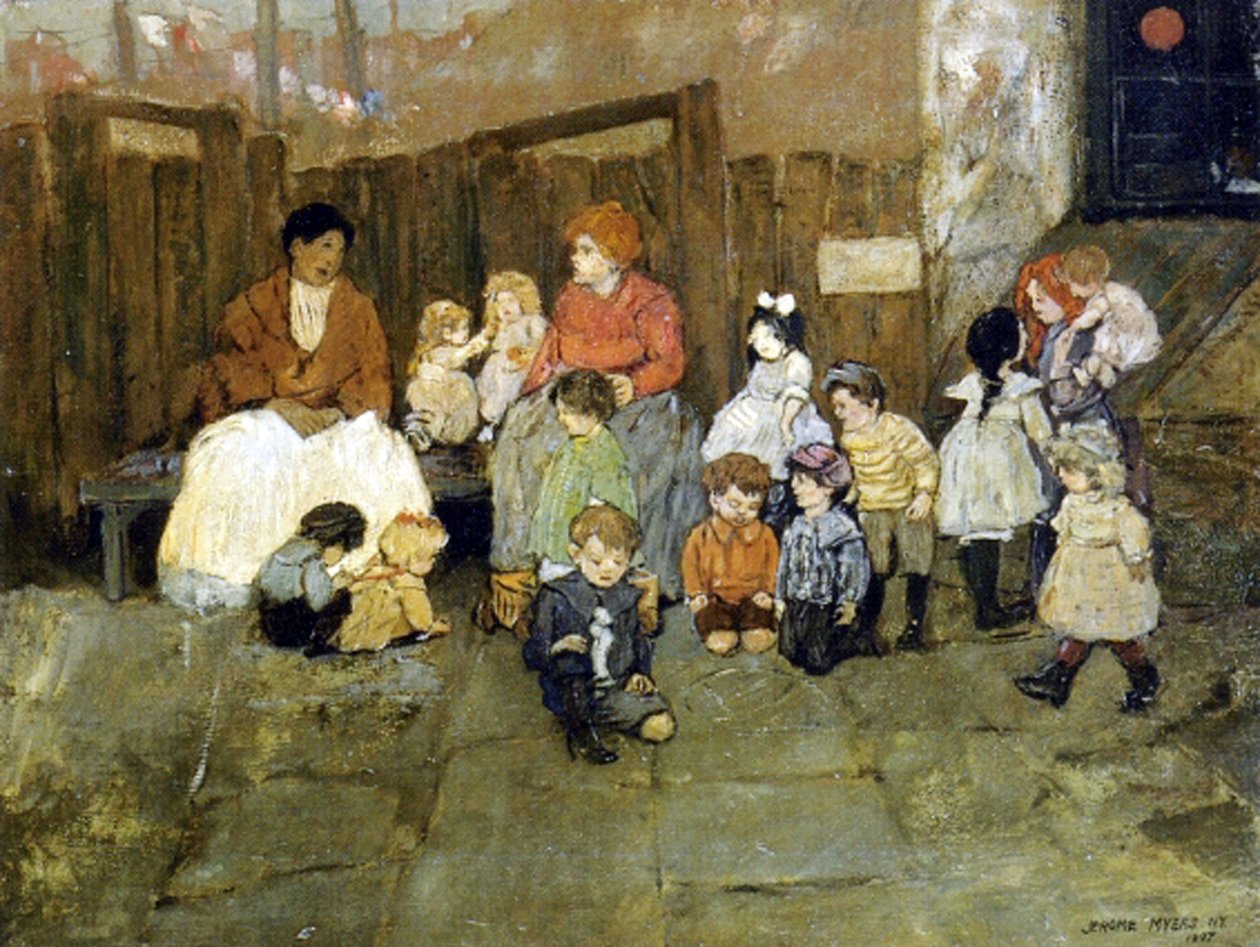 Katulapset, 1907 tekijältä Jerome Myers