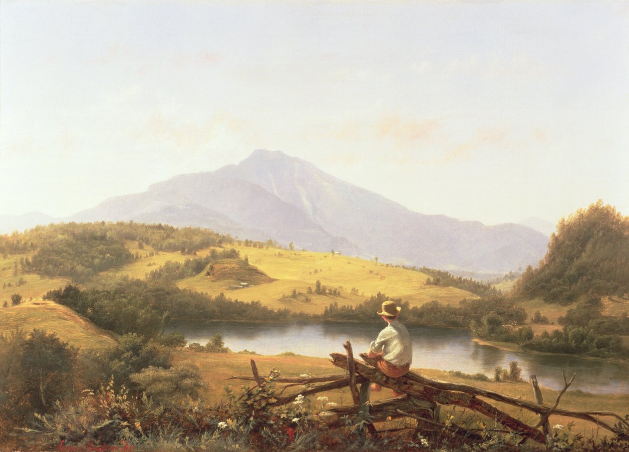 Mount Mansfield, Vermont, 1861 tekijältä Jerome Thompson
