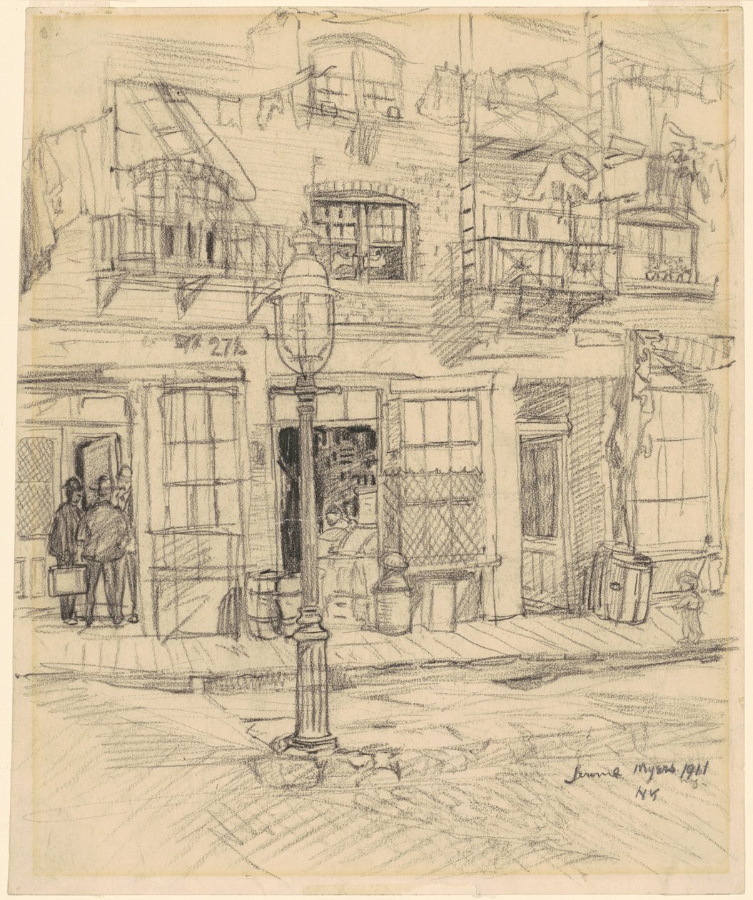 New York Street Scene tekijältä Jerome Myers