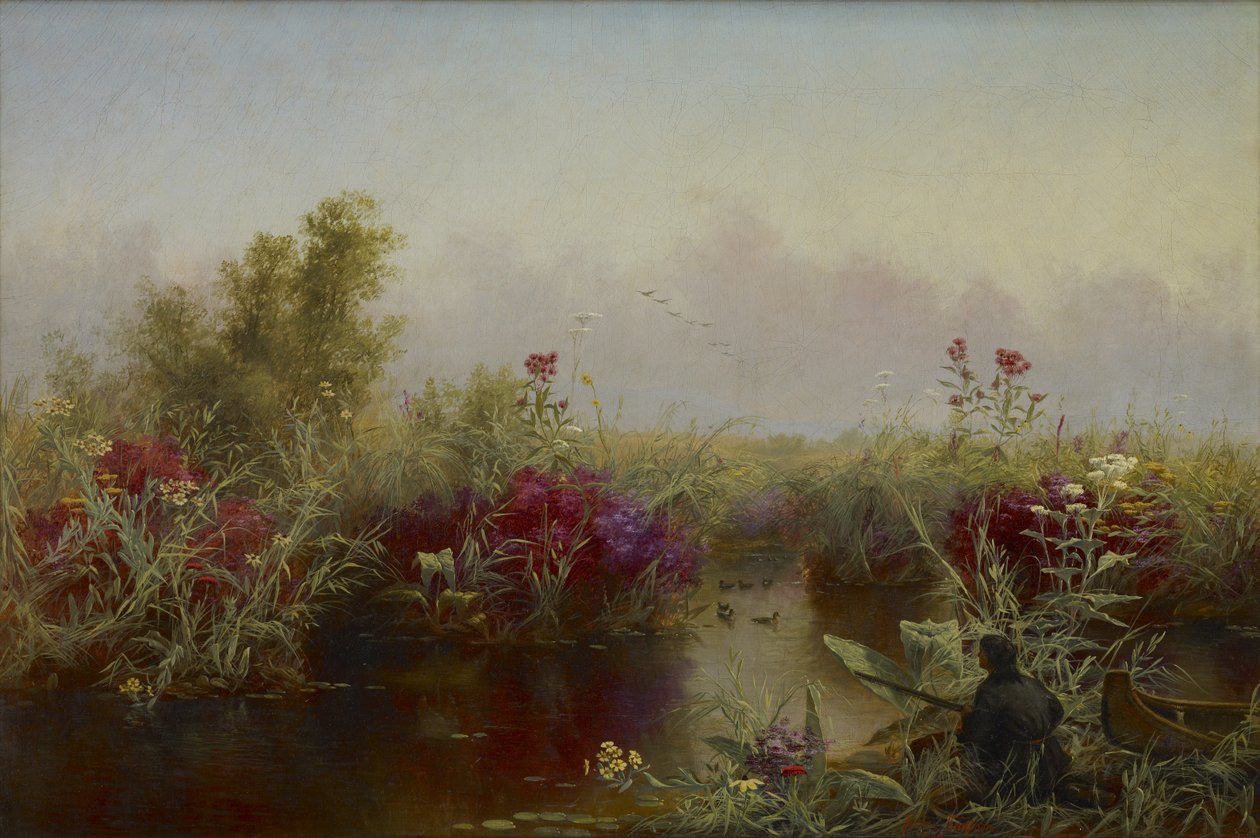 Ankanmetsästys, 1867 tekijältä Jerome Thompson