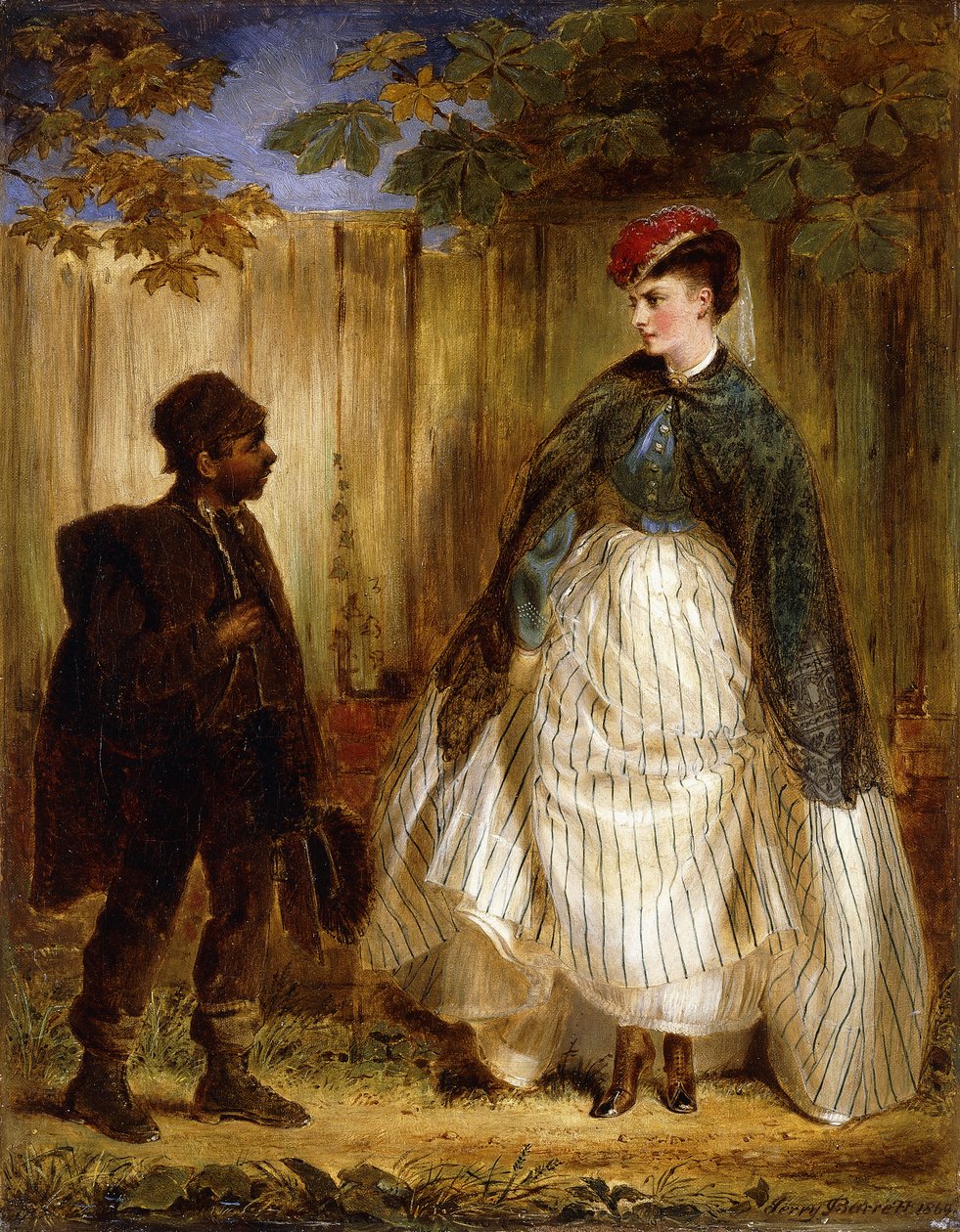 Liian lähellä mukavuutta varten, 1869 tekijältä Jerry Barrett