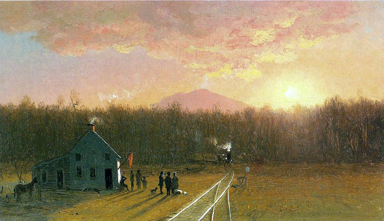 Iltapäiväjuna, 1867 tekijältä Jervis McEntee