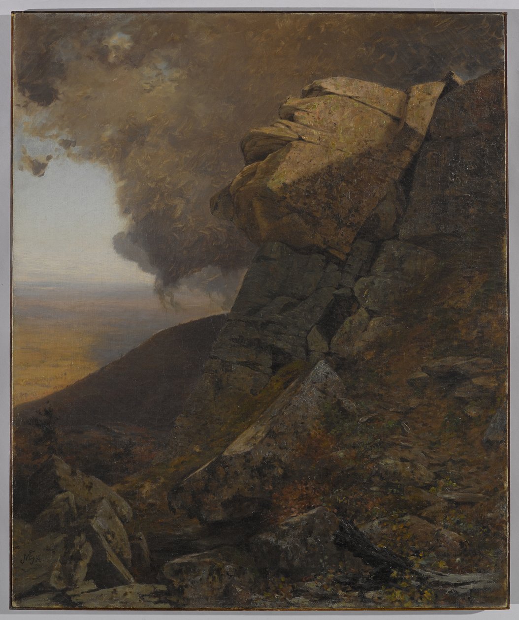 Kallio Kaatskillsissa, n. 1863 tekijältä Jervis McEntee