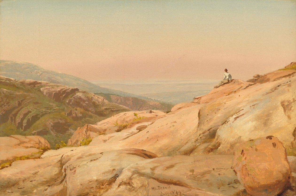 Mount Desert Island, Maine, 1864. tekijältä Jervis McEntee