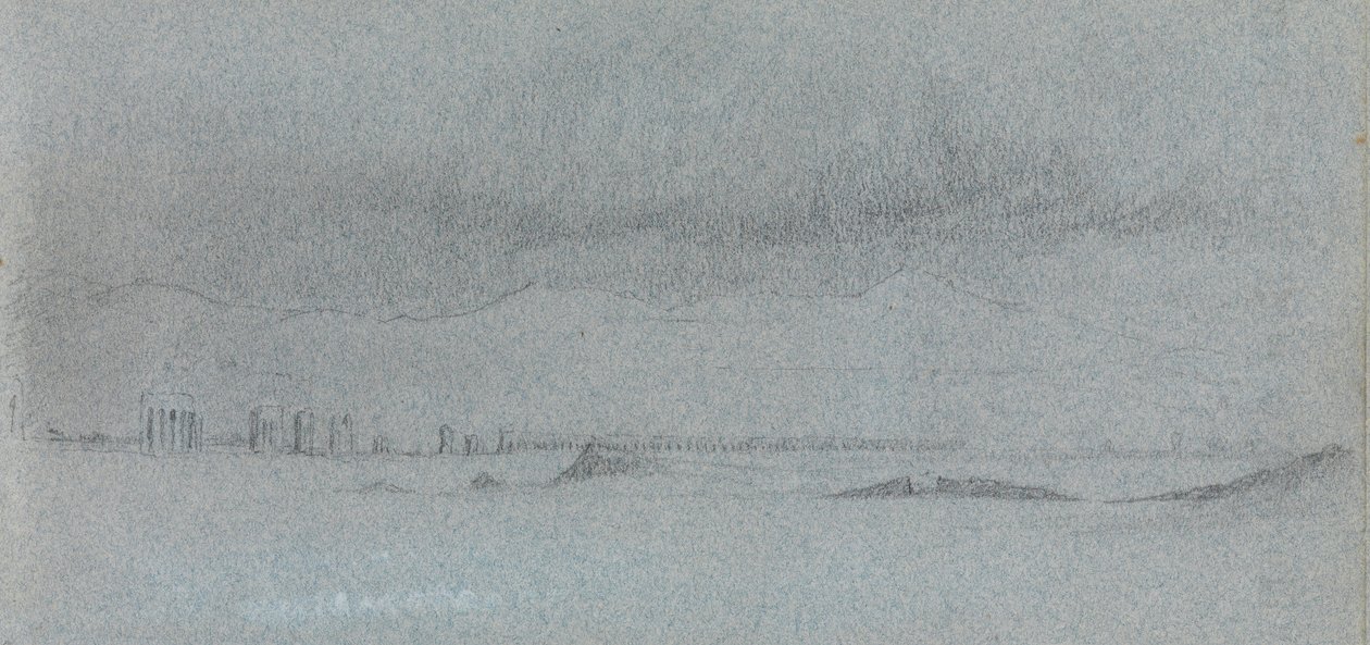 Luonnoskirja italialaisista maisemaaiheista, 1869. tekijältä Jervis McEntee