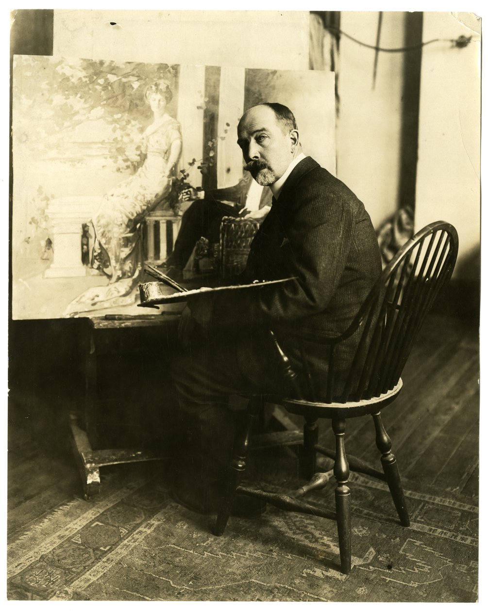 AB Wenzell, n. 1905-1917 (gelatiinihopea valokuva) tekijältä Jessie Tarbox Beals