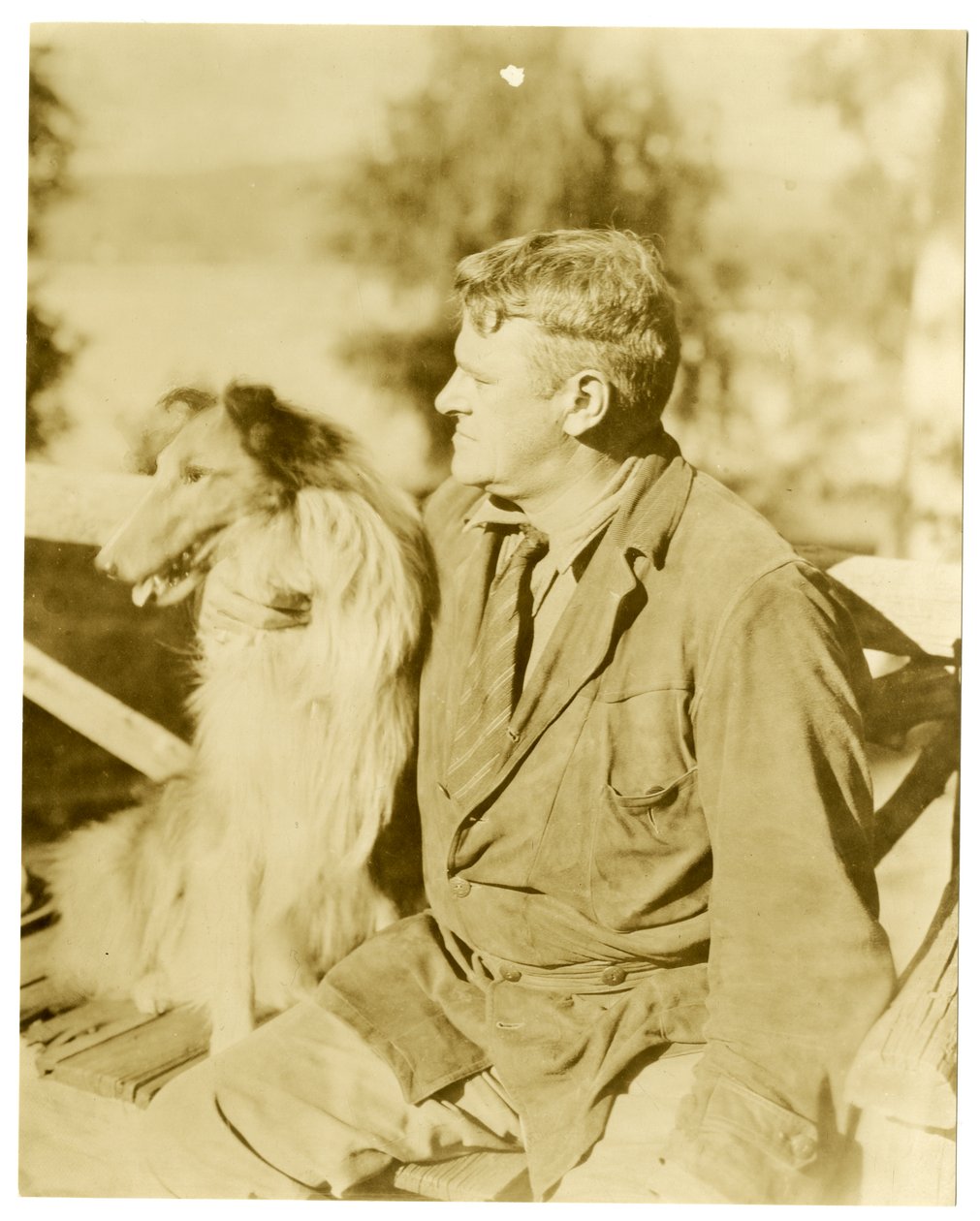 Albert Payson Terhune, kirjailija, n. 1916-28 (gelatiinihopeakuva) tekijältä Jessie Tarbox Beals