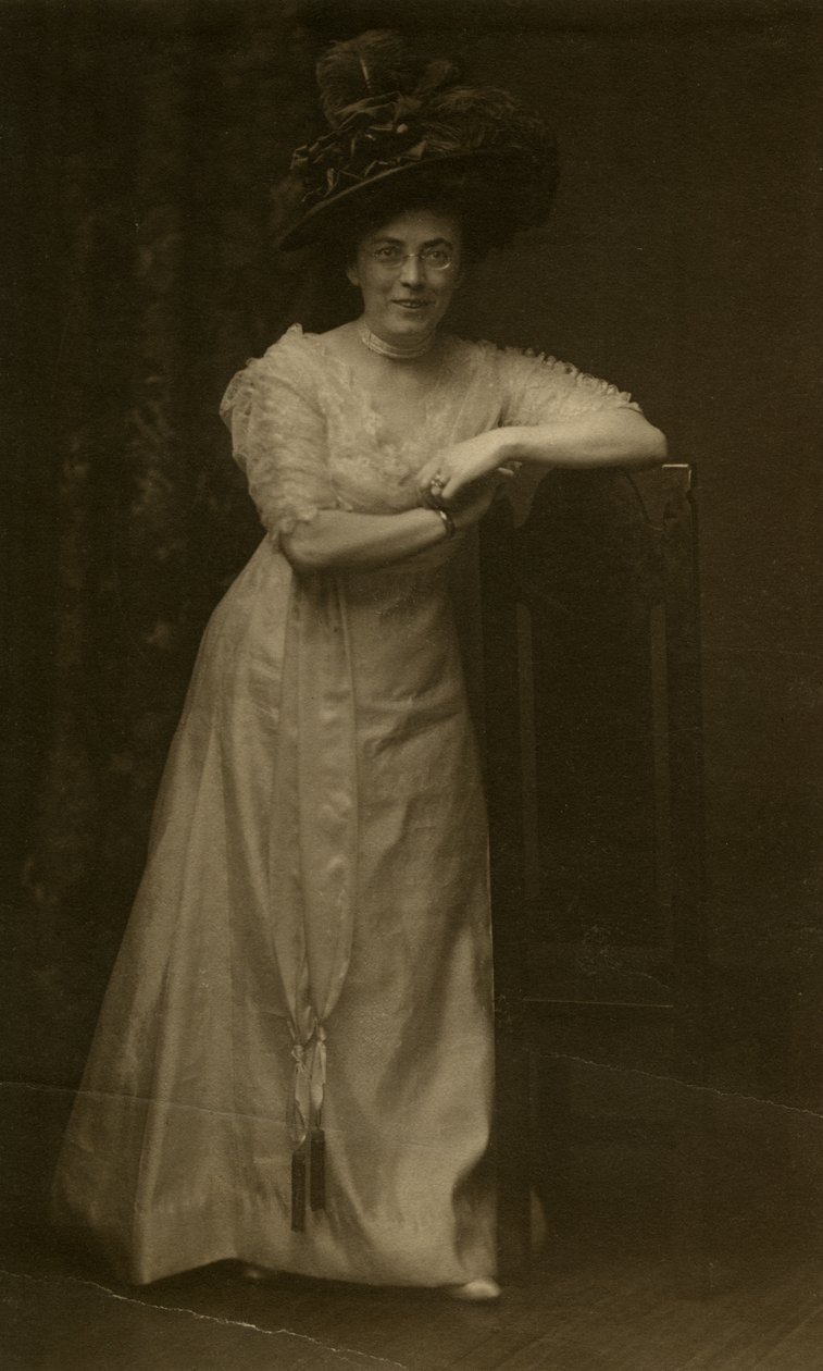 Bealsin omakuva, n. 1905-40 (gelatiinihopea valokuva) tekijältä Jessie Tarbox Beals