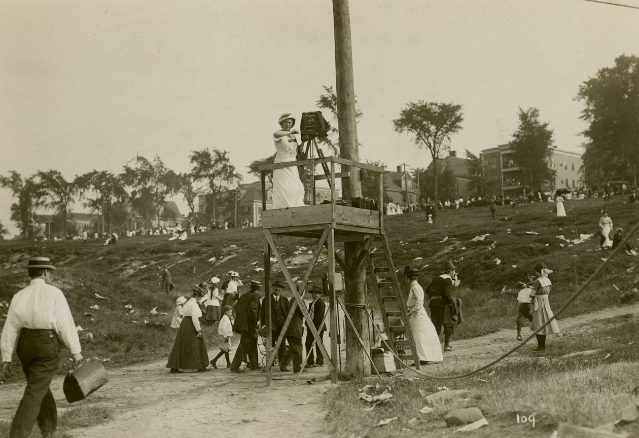 Bealsin omakuva, n. 1905-40 (gelatiinihopea valokuva) tekijältä Jessie Tarbox Beals