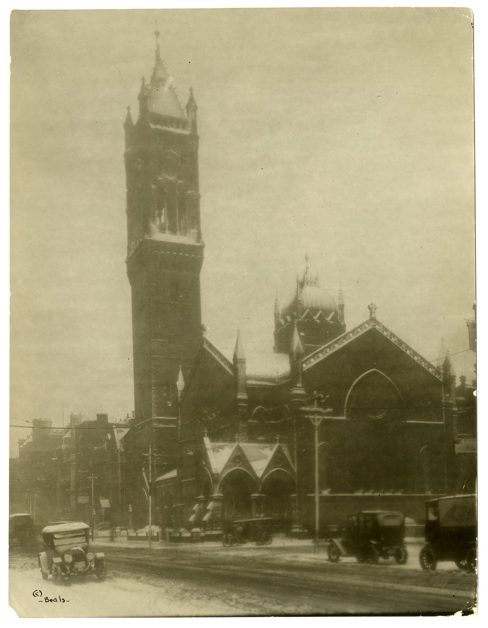 Boston, USA, n. 1902-1910 (gelatiinihopea valokuva) tekijältä Jessie Tarbox Beals