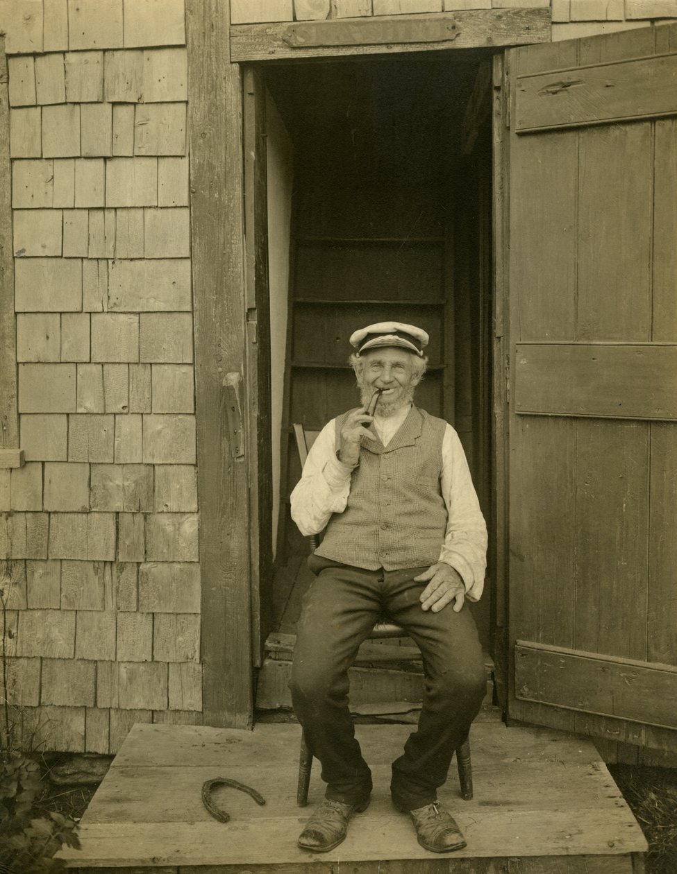 Kapteeni Billy Bowen, Nantucketin merikapteeni, n. 1905-1909 tekijältä Jessie Tarbox Beals