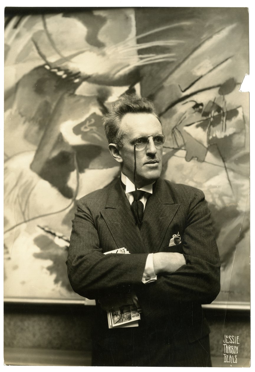Dudley Crafts Watson - Chicago Art Institute, n. 1913-40 (gelatiinihopea valokuva) tekijältä Jessie Tarbox Beals