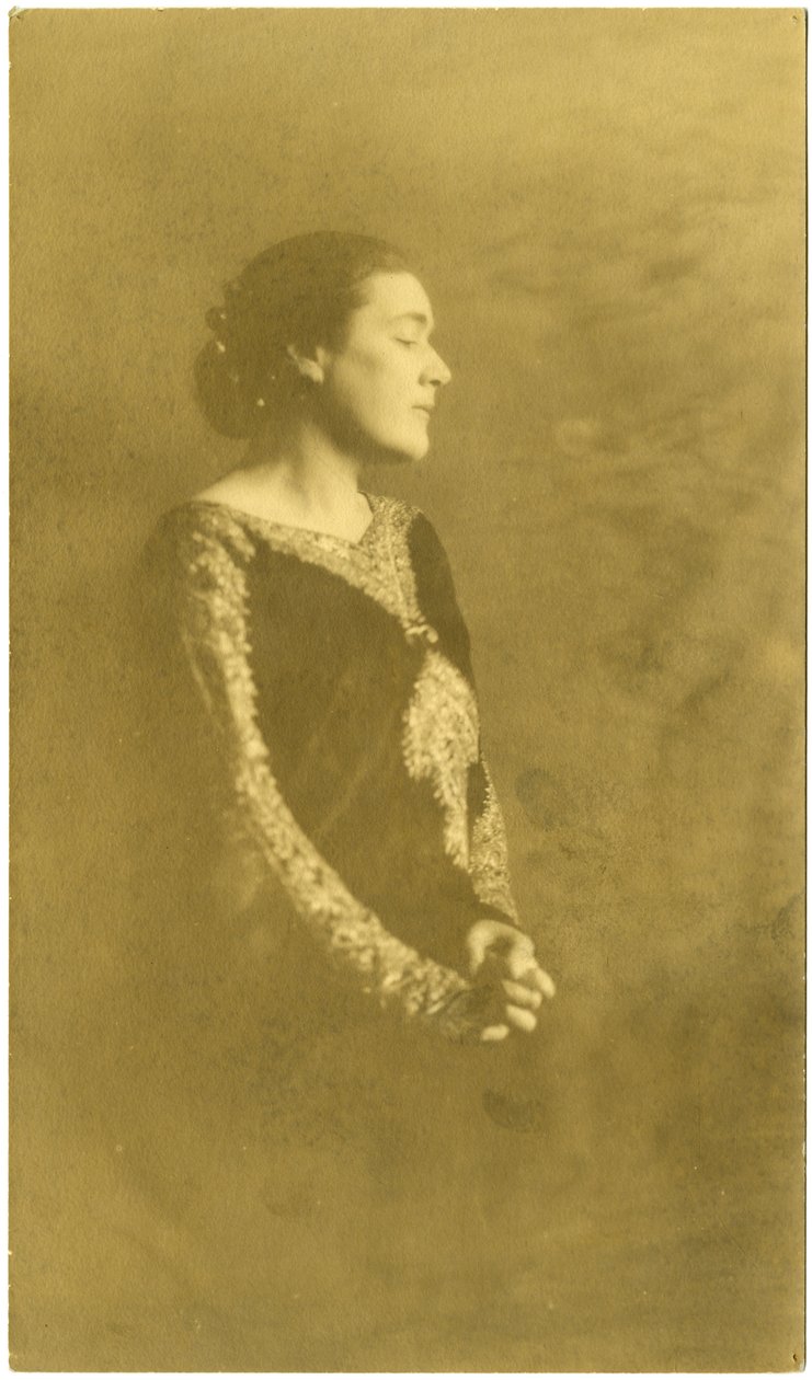 Fanny Hurst, c.1909-20 (foto de plata gelatina) finlandès tekijältä Jessie Tarbox Beals