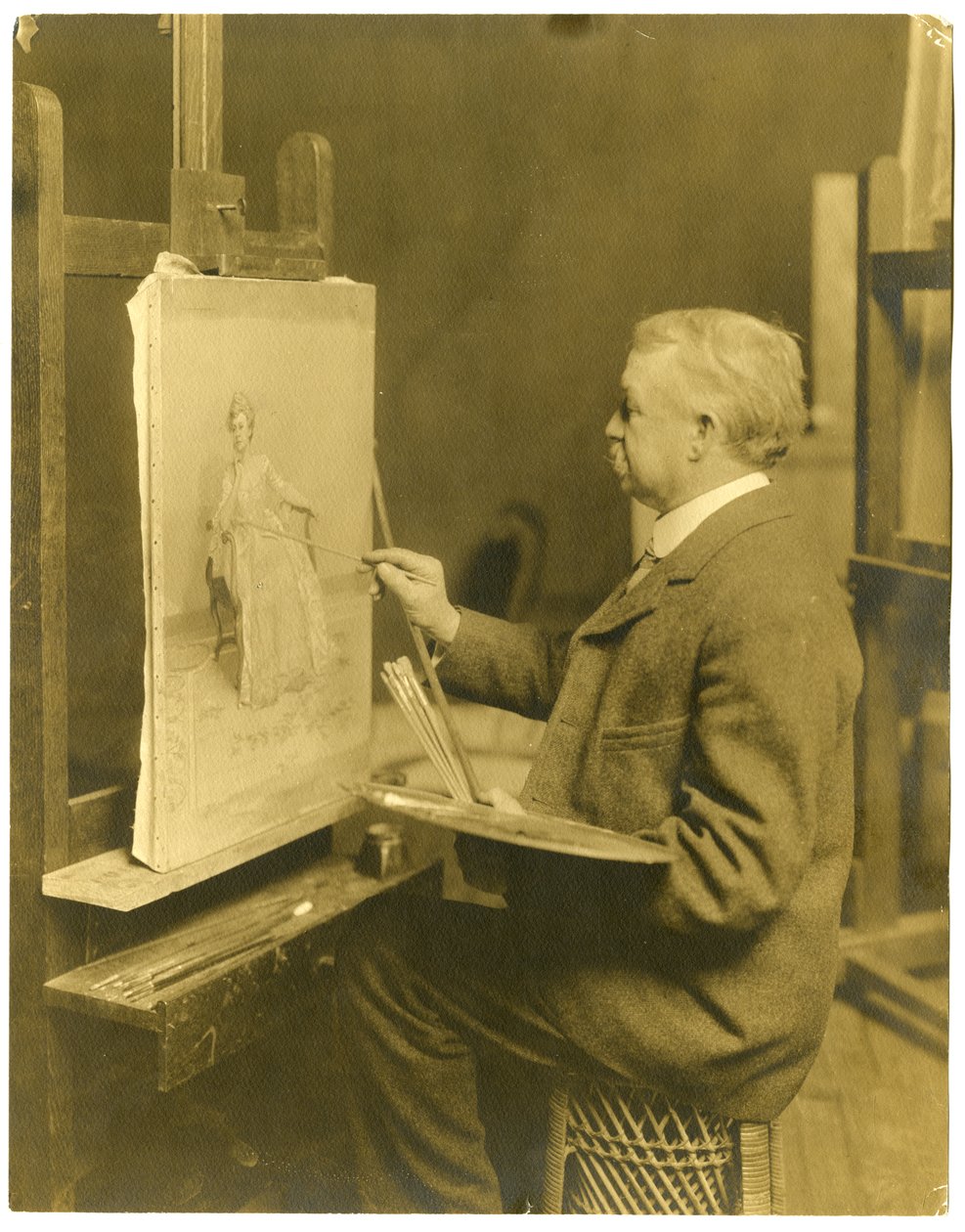 Frank Willett, c.1905-40 (foto de plata gelatina) finlandès tekijältä Jessie Tarbox Beals