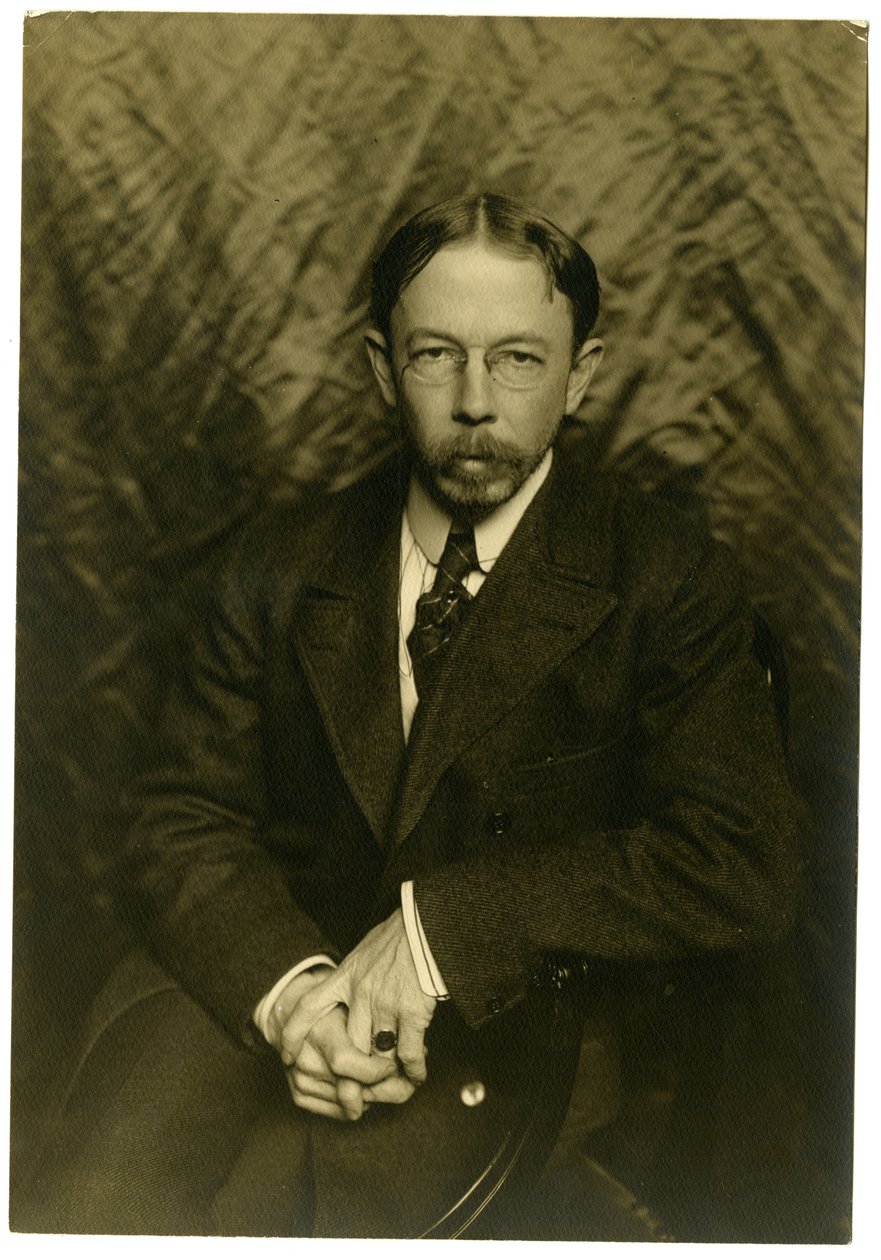 Irving Wiles, 1906 (gelatiinihopea valokuva) tekijältä Jessie Tarbox Beals