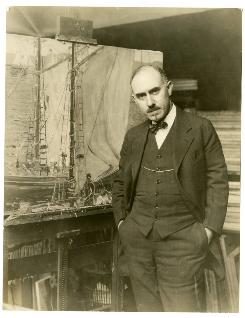 Jonas Lie, taiteilija, 1905 tekijältä Jessie Tarbox Beals
