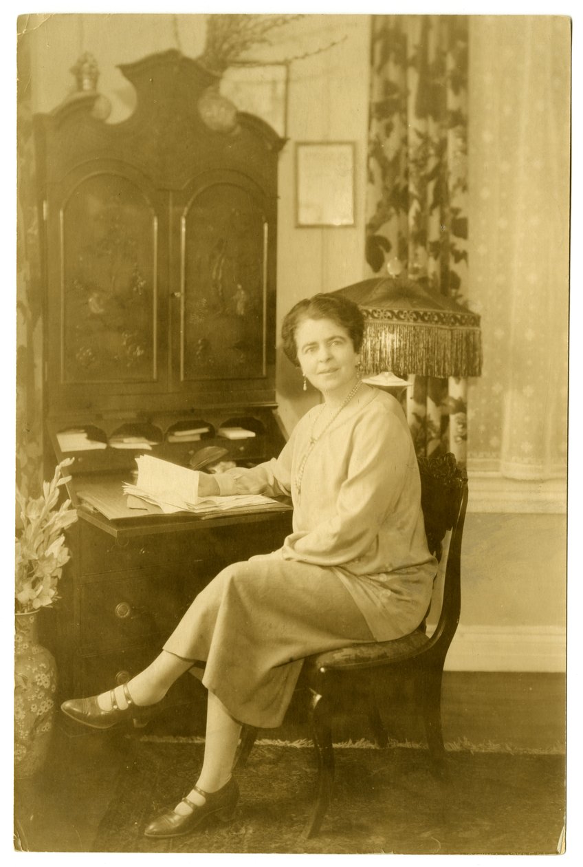 Tuomari Jean Norris New Yorkista, n. 1926 (gelatiinihopea valokuva) tekijältä Jessie Tarbox Beals