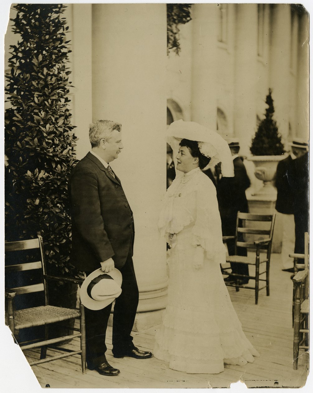 Rouva Norman Mack, Gov Odell, St Louis Exposition 1903 tekijältä Jessie Tarbox Beals