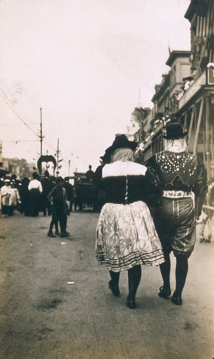 New Orleans, Mardi Gras, n. 1905 tekijältä Jessie Tarbox Beals