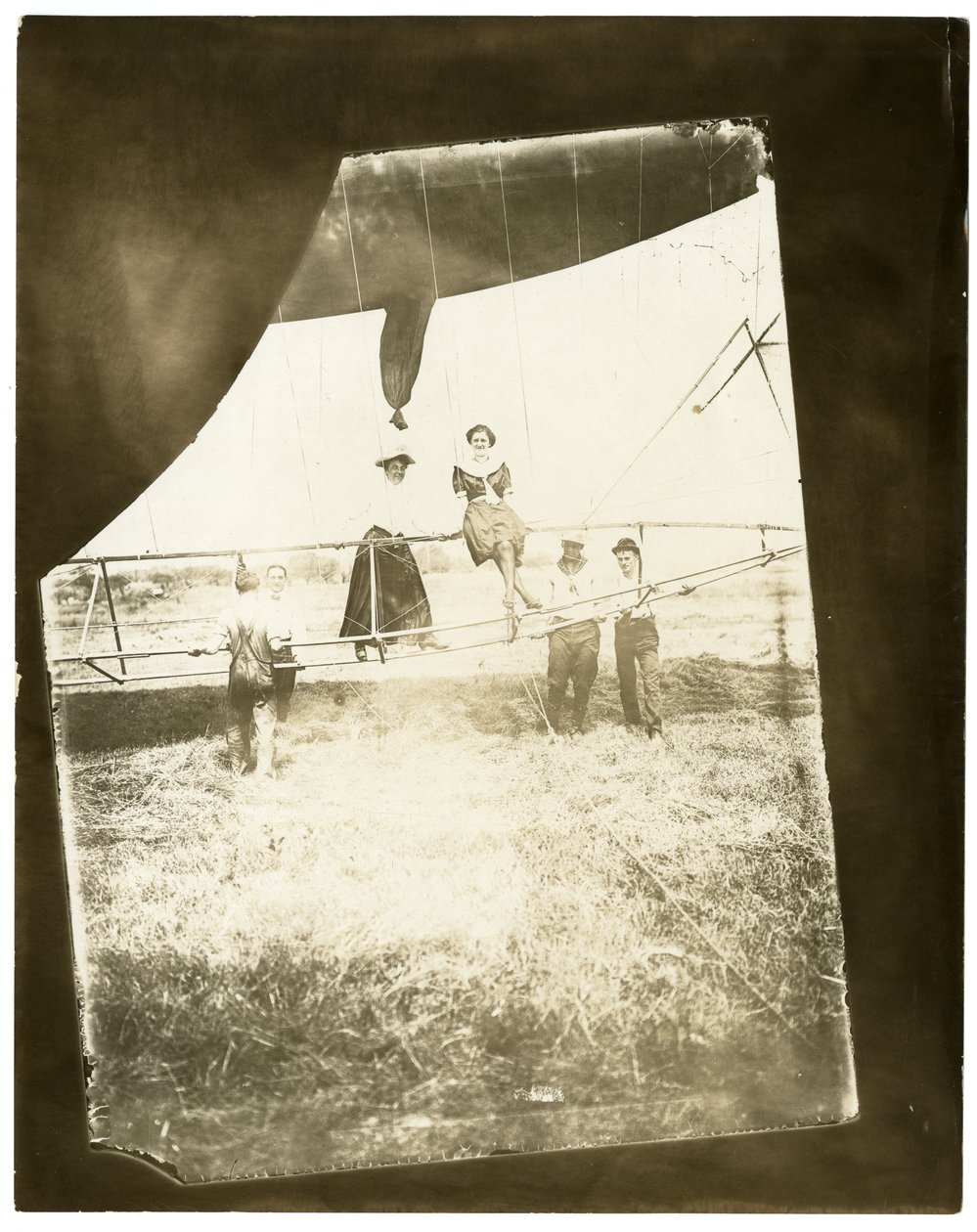 "Ville de St Mande" -ilmalaiva, Beals aluksella tekijältä Jessie Tarbox Beals