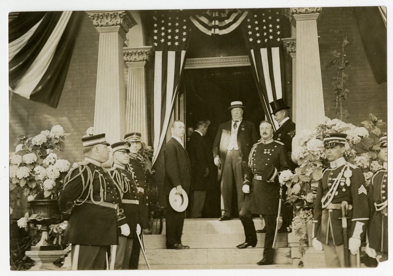 William Howard Taft, n. 1908-1912 (gelatiinihopea valokuva) tekijältä Jessie Tarbox Beals
