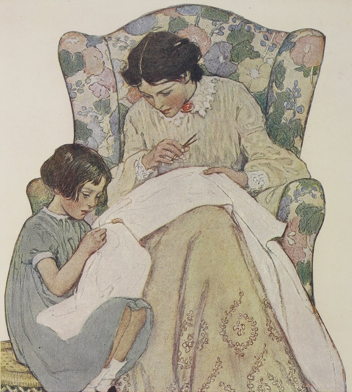 Ompelu tekijältä Jessie Willcox Smith