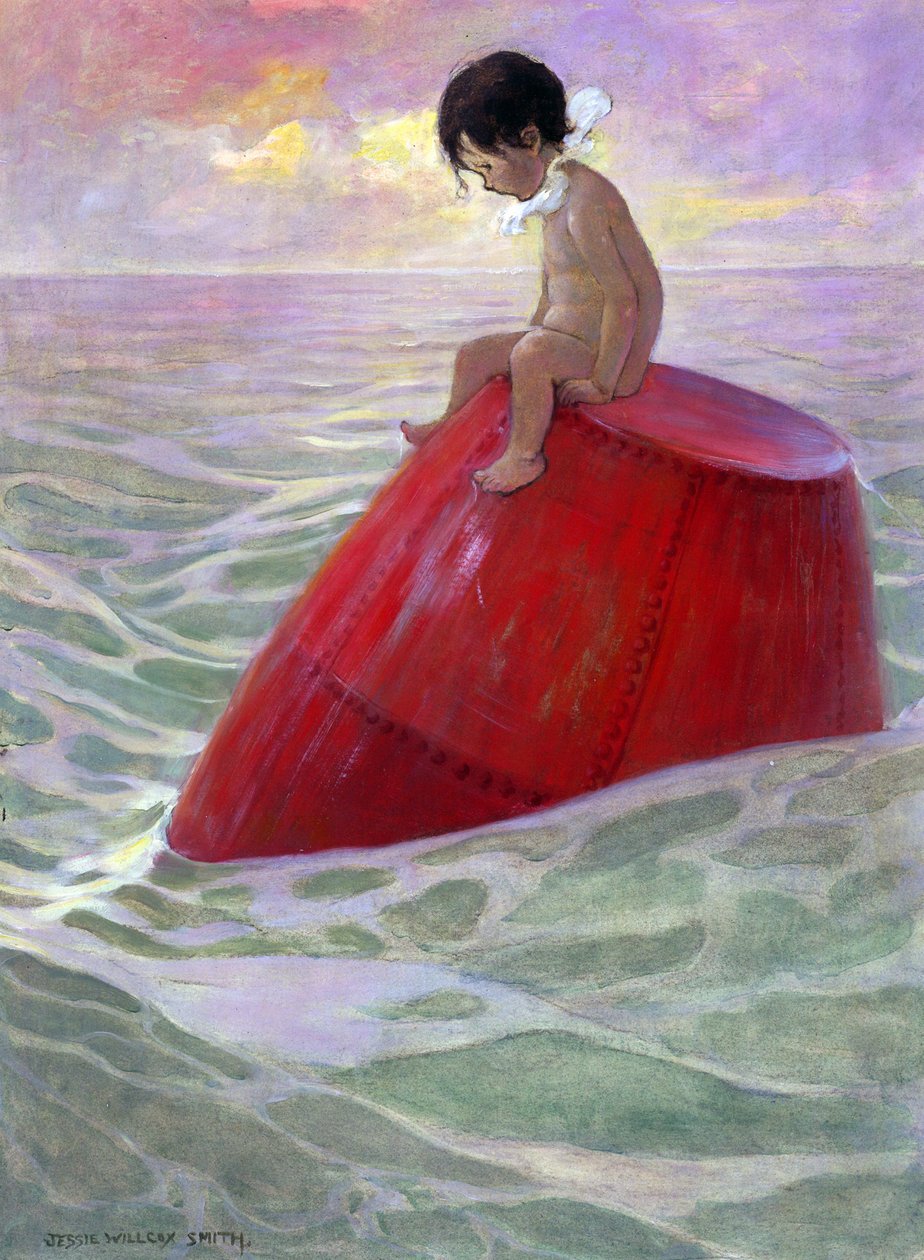 Tom istui poijulla pitkiä päiviä tekijältä Jessie Willcox Smith