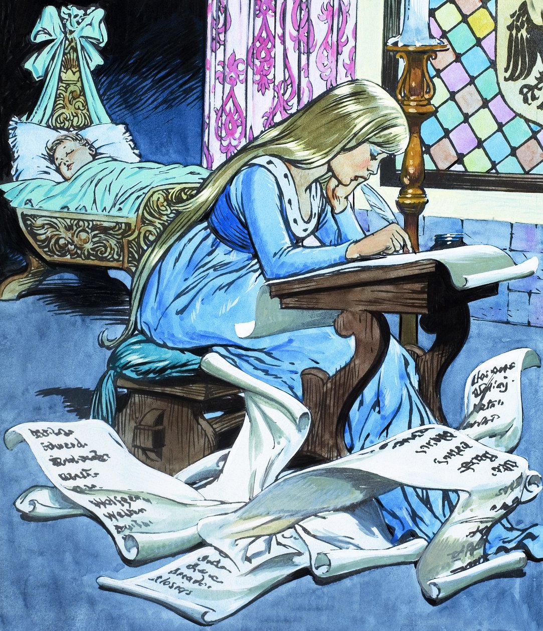 Myyjän tytär ja hänen poikansa, Rumpelstiltskinin tarinasta tekijältä Jesus Blasco