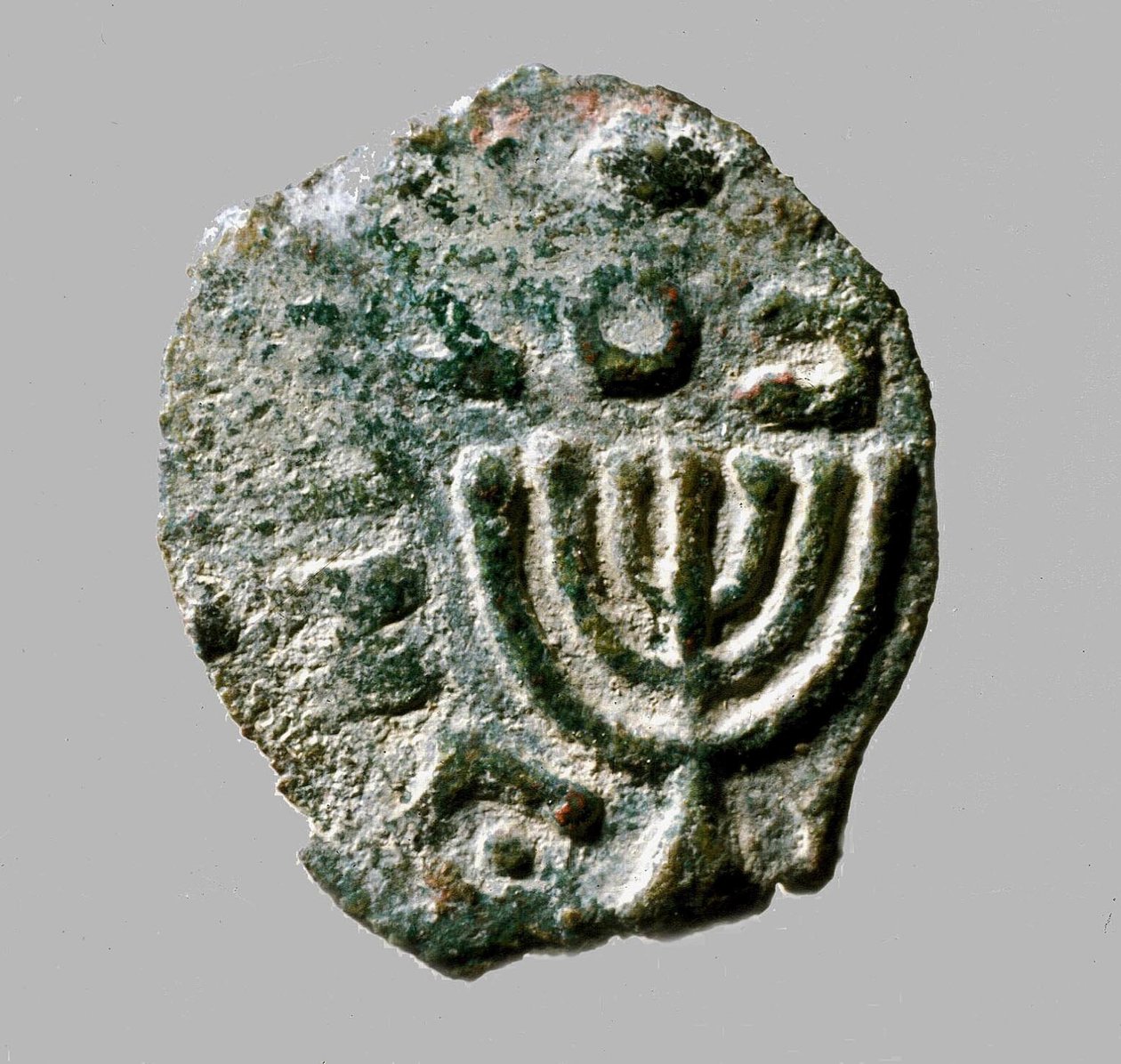 Antigonus II Mattathiaksen kolikko, noin 40-37 eKr. (metalli) tekijältä Jewish School