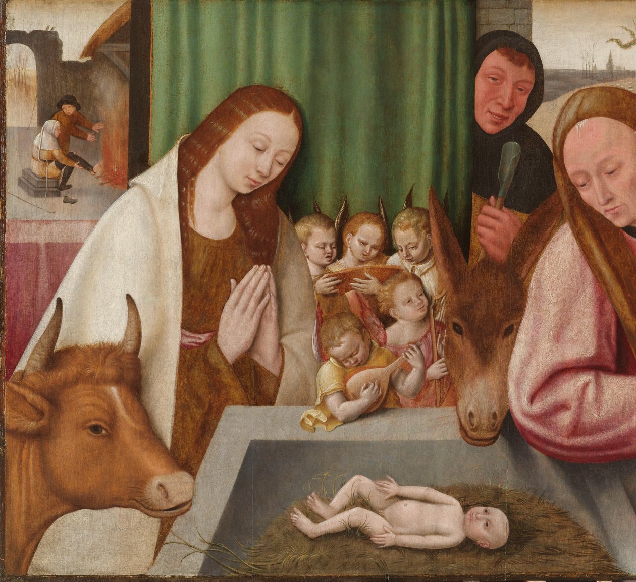 Syntymä tekijältä Jheronimus Bosch (manner of)