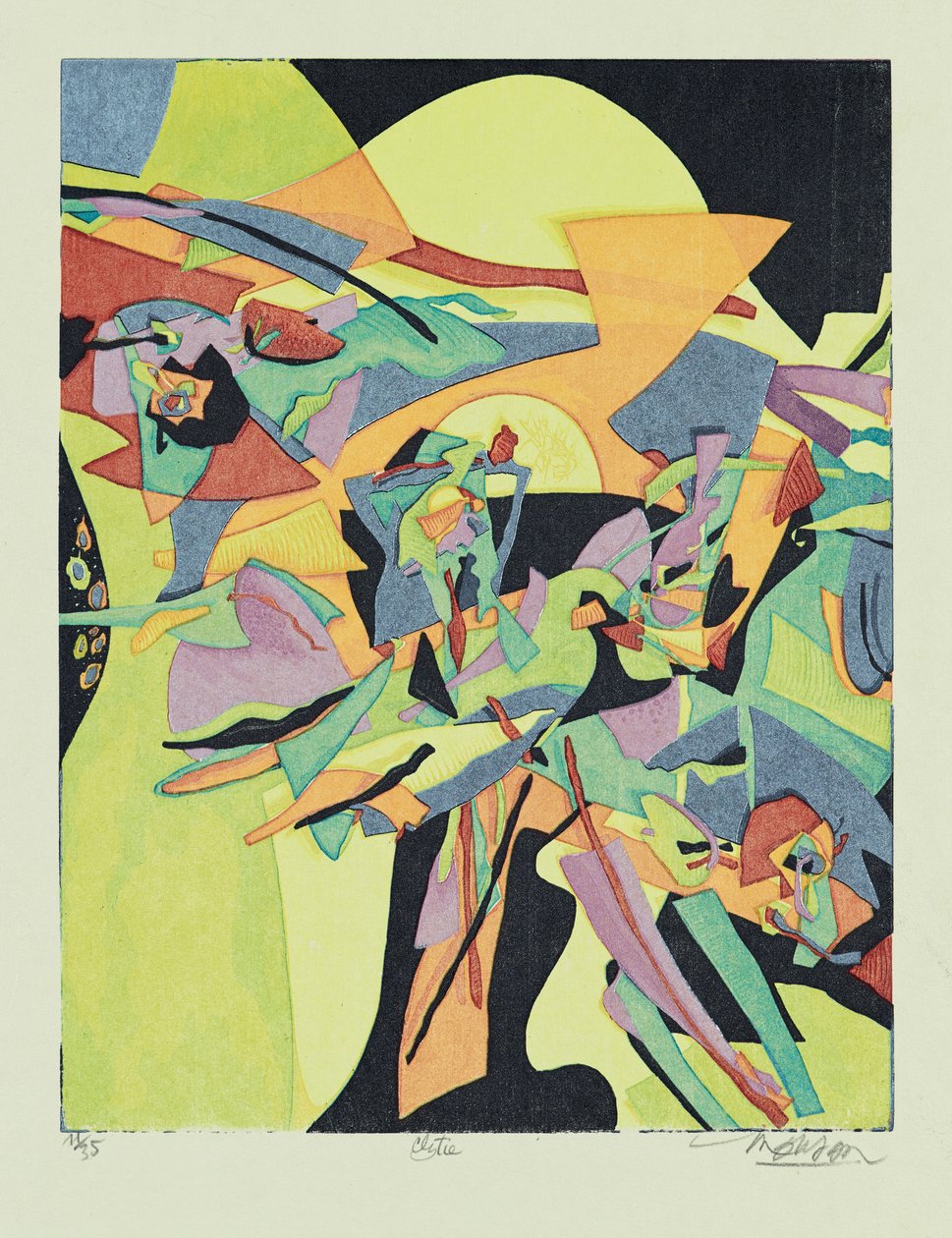 Clytie, 2013 (puupiirros) tekijältä Jim Monson