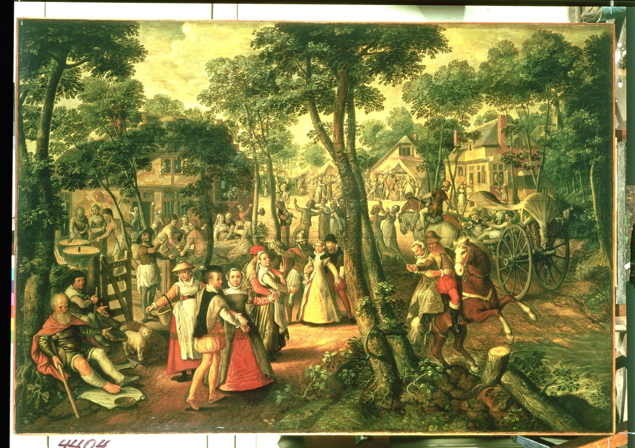 Maalaisjuhla, 1563 tekijältä Joachim Beuckelaer