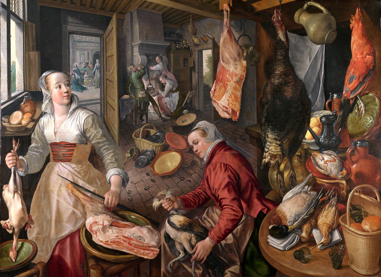 Joachim Beuckelaerin neljä elementtiä - Tuli tekijältä Joachim Beuckelaer