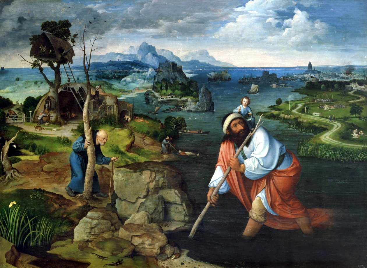 St. Christopher tekijältä Joachim Patinir