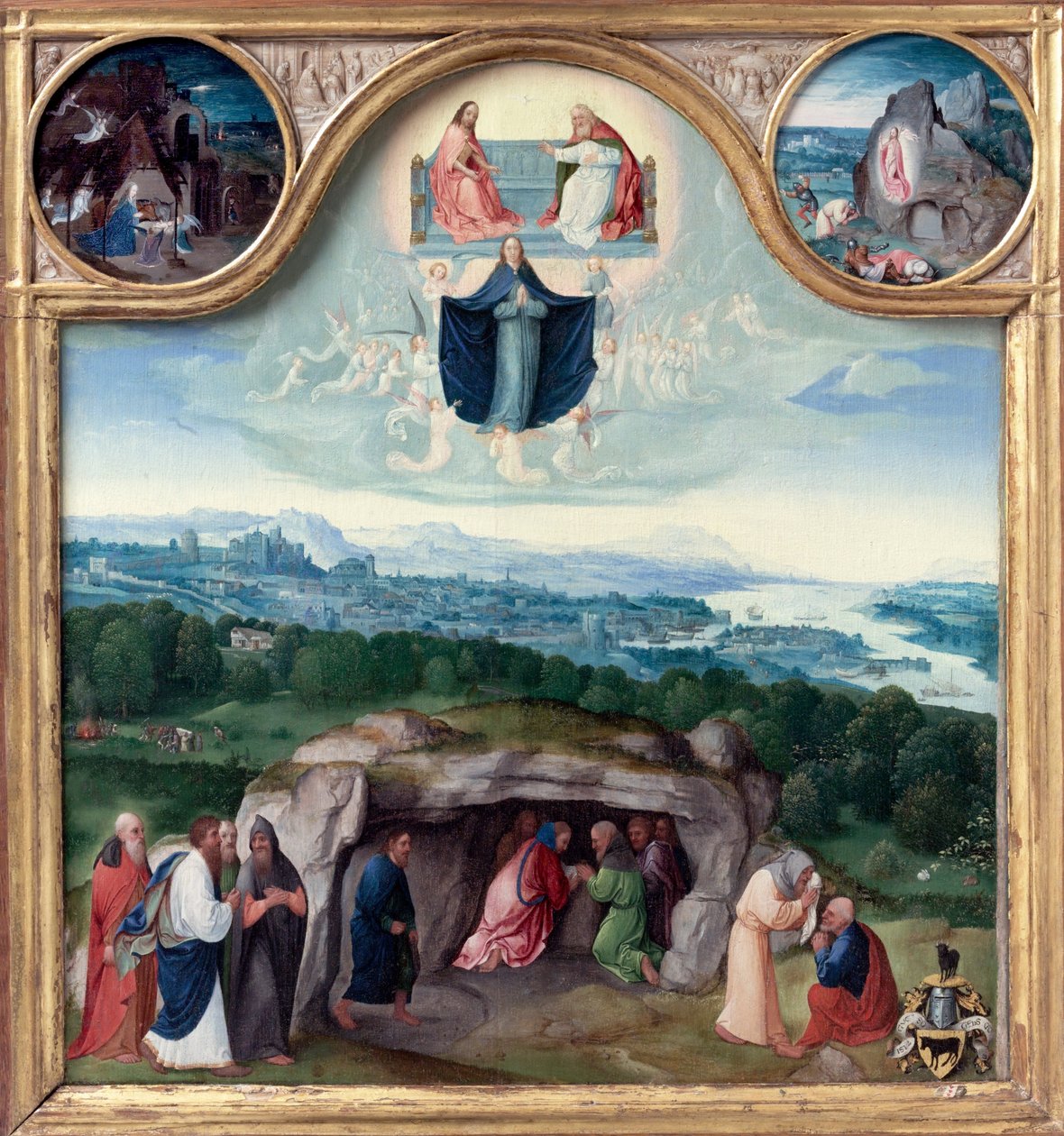 Neitsyt Marian taivaaseenastuminen, syntymän, ylösnousemuksen, taikojen palvonnan, ... tekijältä Joachim Patinir