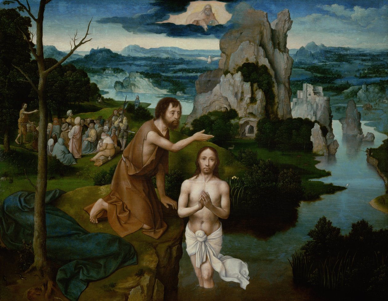 Kristuksen kaste tekijältä Joachim Patinir