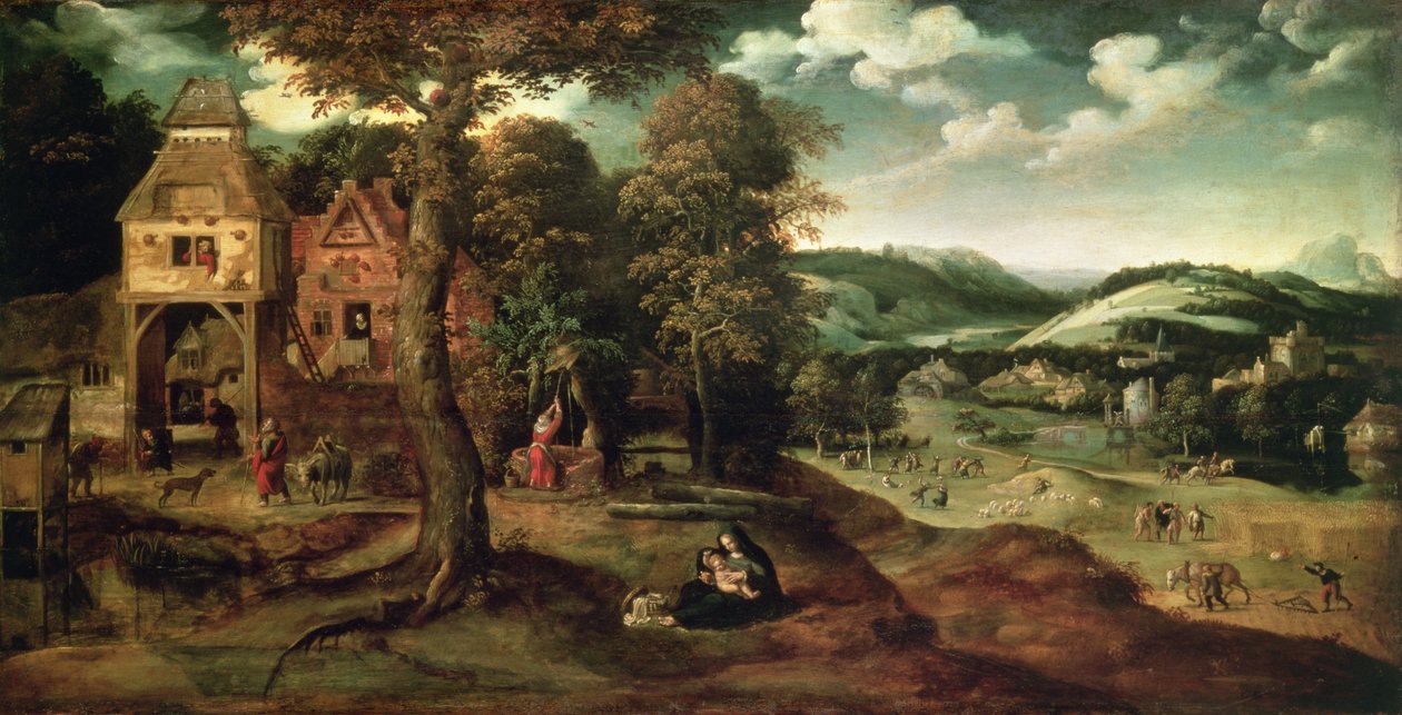 Loput lennossa Egyptiin tekijältä Joachim Patinir